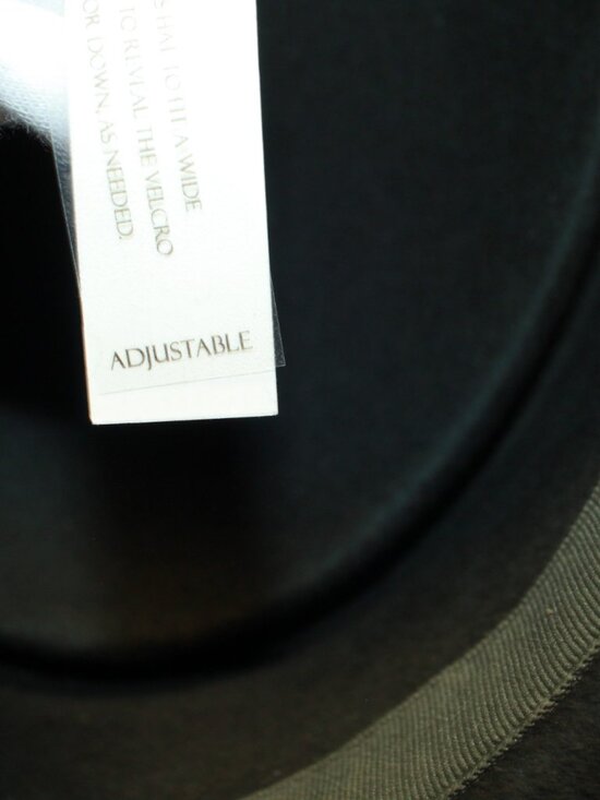 Olive & Pique Green VIDA Adult Adjustable 100% Wool Felt Gambler Bolero Hat NWT